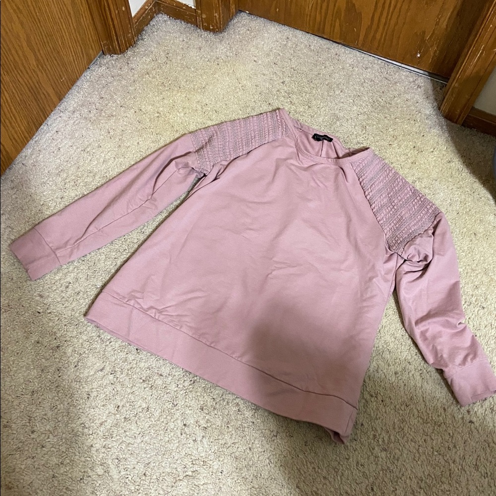 Pink/mauve Lane Bryant Sweatshirt.